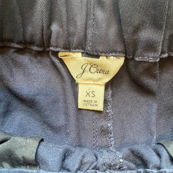 J. Crew Reimagined Women's Pants Ankle Size XS Navy Blue Cotton - Picture 4 of 6